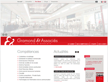 Tablet Screenshot of gramond-associes.com